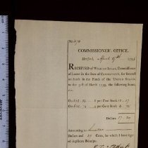 Timothy Pitkin Stock Interest Receipt